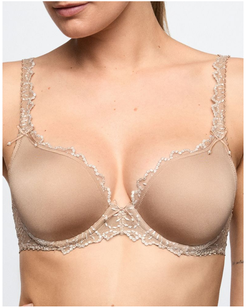 Soutien-gorge rembourré forme cœur Marie Jo Jane (Sand)