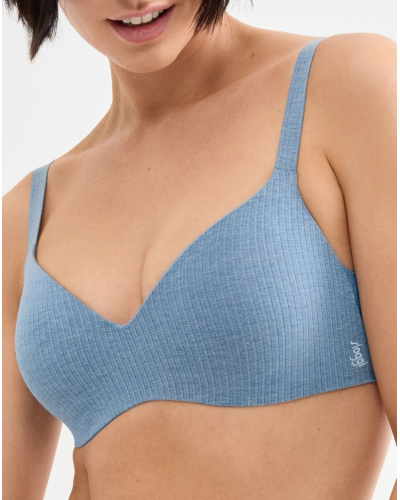 Sostén push-up sin aros modal Sloggi Zero Feel Pure (Liberty Blue)