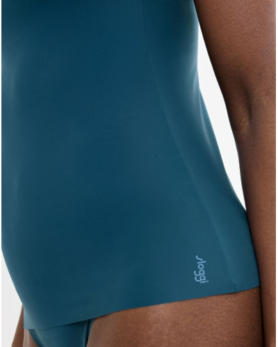 T-shirt push-up V-neck Sloggi Zero Feel Bliss (Smocky Blue)