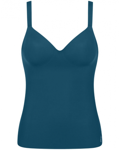 T-shirt push-up col V Sloggi Zero Feel Bliss (Smocky Blue)