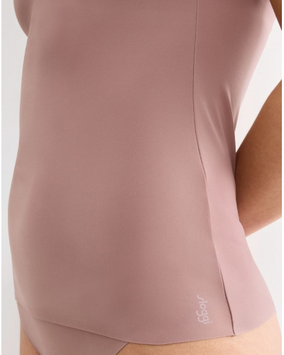 T-shirt push-up V-neck Sloggi Zero Feel Bliss (Cacao)