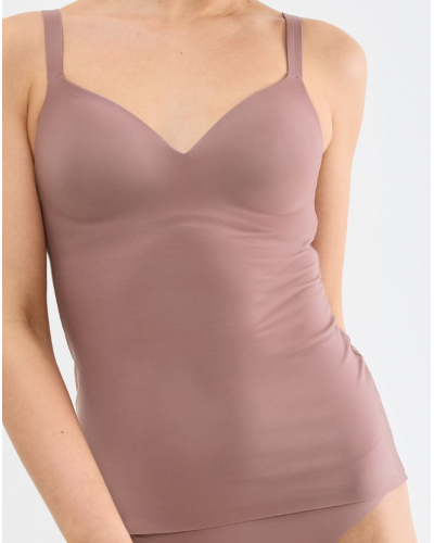 T-shirt push-up V-neck Sloggi Zero Feel Bliss (Cacao)