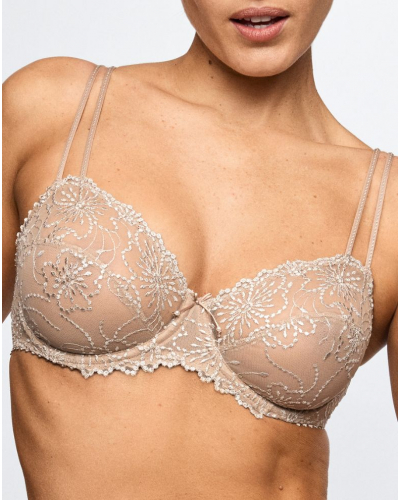 Soutien-gorge balconnet couture horizontal Marie Jo Jane (Sand)