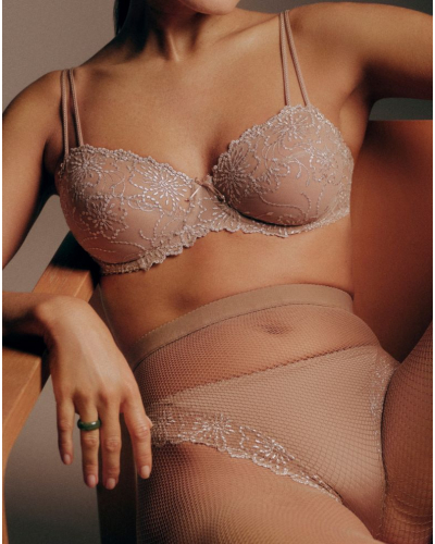 Soutien-gorge balconnet couture horizontal Marie Jo Jane (Sand)