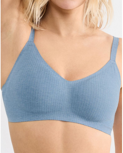 Brassière coton modal Sloggi Zero Feel Pure (Liberty Blue)