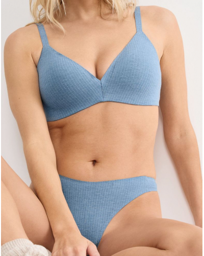 Soutien-gorge push-up sans armature Sloggi Zero Feel Pure (Liberty Blue)