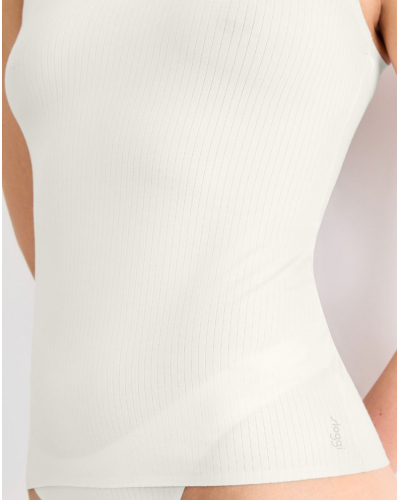 Tank top cotton modal Sloggi Zero Feel Pure (Silk White)