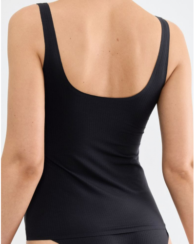Débardeur coton modal Sloggi Zero Feel Pure (Noir)