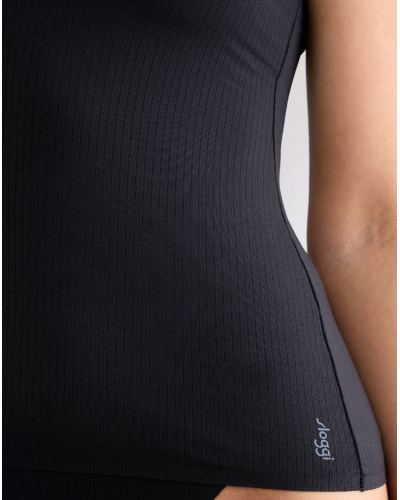 Débardeur coton modal Sloggi Zero Feel Pure (Noir)