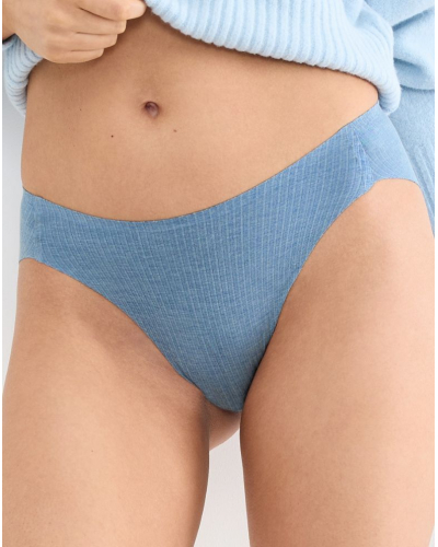 High-leg brief cotton modal Sloggi Zero Feel Pure (Liberty Blue)