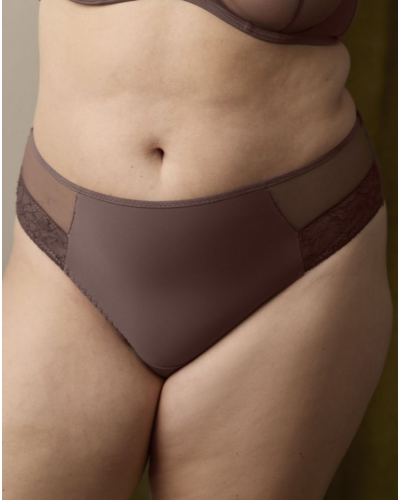 Shorty Tanga Maison Lejaby Nudité (Espresso dust)