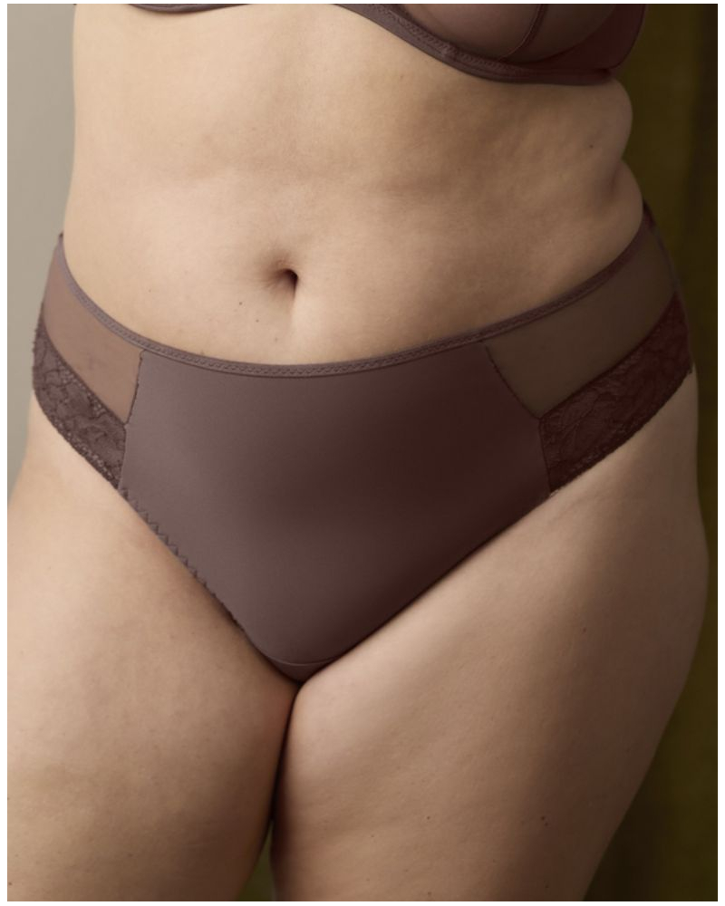Shorty Tanga Maison Lejaby Nudité (Espresso dust)
