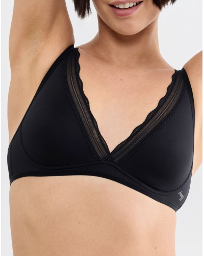 Plunging neckline bra Sloggi Go Blush (Black)