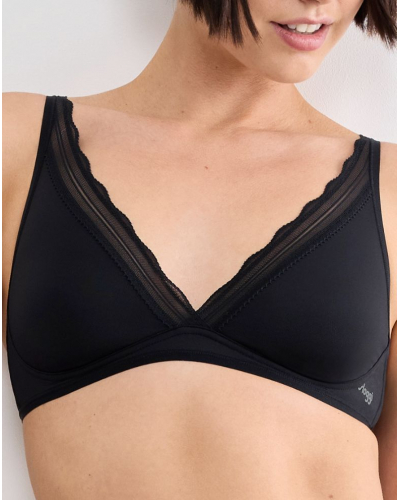 Brassière décolletté plongeant Sloggi Go Blush (Noir)