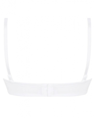 Sujetador bandeau con lentejuelas Lise Charmel Eclat Couture (Blanco)