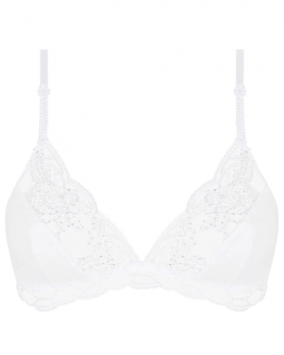 Wireless bra with sequins Lise Charmel Eclat Couture (White)