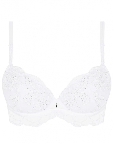 Sujetador preformado con lentejuelas Lise Charmel Eclat Couture (Blanco)