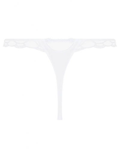 Thong with sequins Lise Charmel Eclat Couture (White)