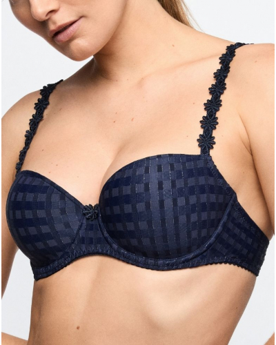 Padded balcony bra Marie Jo Avero (Velvet blue)