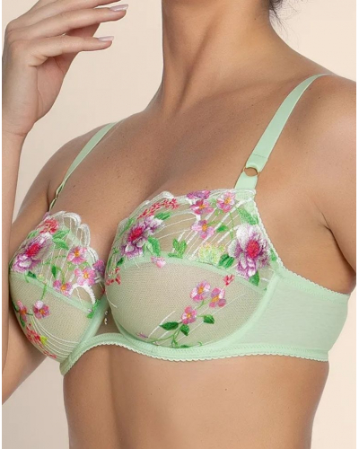 Sujetador corbeille bienestar Lise Charmel Libertine en Fleurs (Nature Libertine)
