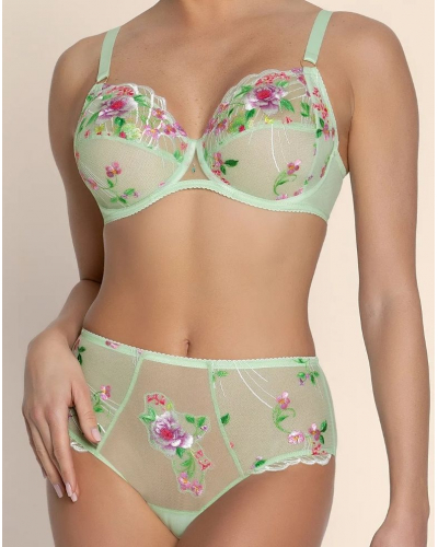 Slip taille haute Lise Charmel Libertine en Fleurs (Nature Libertine)