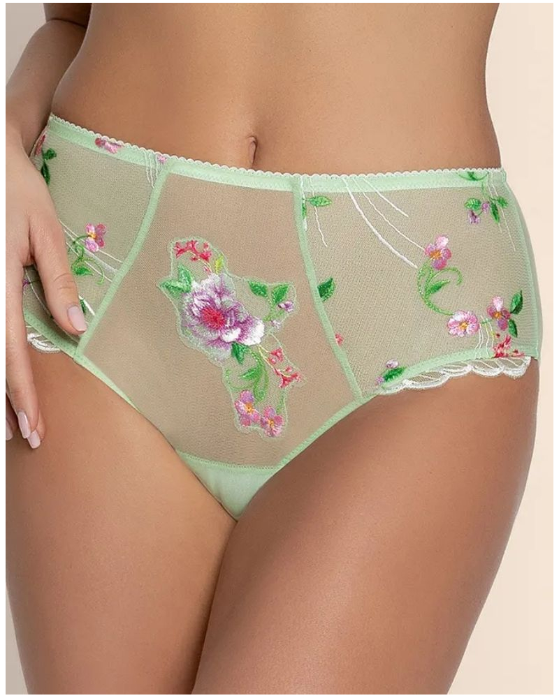 High waisted briefs Lise Charmel Libertine en Fleurs (Nature Libertine)