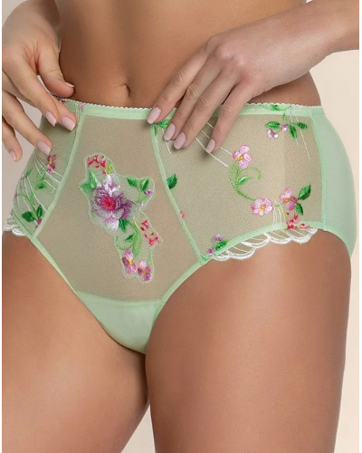 Slip taille haute Lise Charmel Libertine en Fleurs (Nature Libertine)