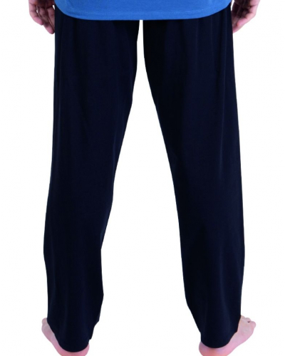 Long pyjama 100% cotton Athena Ecopack Vintage (Bleu/Noir)