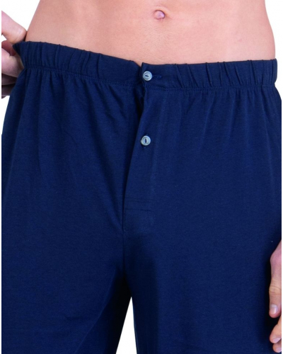 Long pyjamas 100% organic cotton Athena Chic (Bleu gris/Marine)