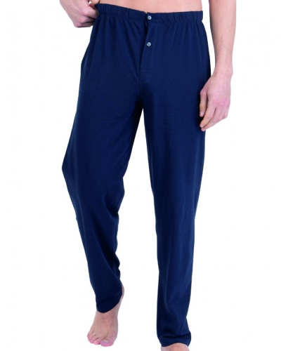 Long pyjamas 100% organic cotton Athena Chic (Bleu gris/Marine)