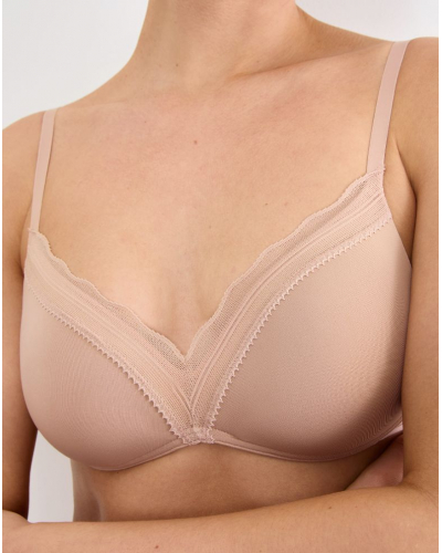 Soutien-gorge push-up sans armature Sloggi Go Blush (Cameo Brown)