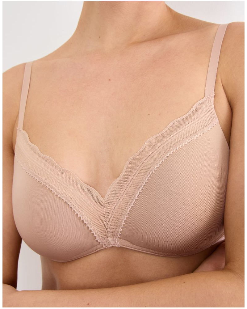 Wireless push-up bra Sloggi Go Blush (Cameo Brown)
