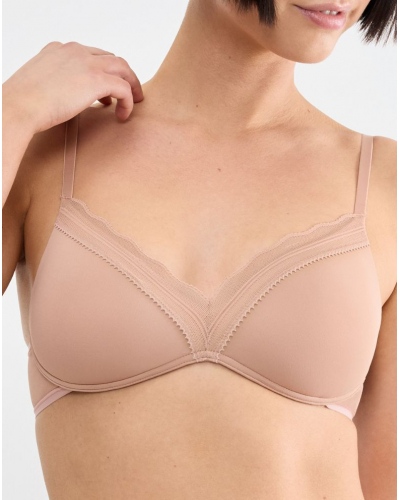Soutien-gorge push-up sans armature Sloggi Go Blush (Cameo Brown)