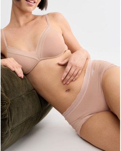 Wireless push-up bra Sloggi Go Blush (Cameo Brown)