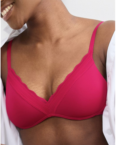 Sujetador sin aros push-up Sloggi Go Blush (Berry)