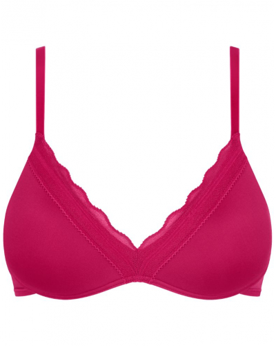 Wireless push-up bra Sloggi Go Blush (Berry)