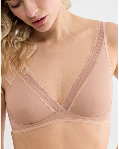 Plunging neckline bra Sloggi Go Blush (Cameo Brown)