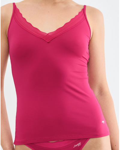 Spaghetti straps tank top Sloggi Go Blush (Berry)