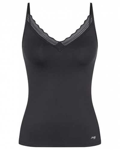 Camiseta tirantes espaguetis Sloggi Go Blush (Negro)