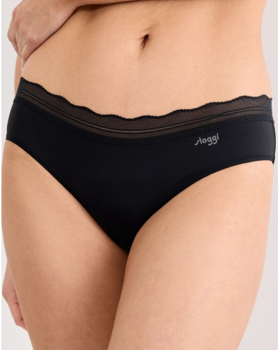 Pack of 2 hipster Sloggi Go Blush (Black)