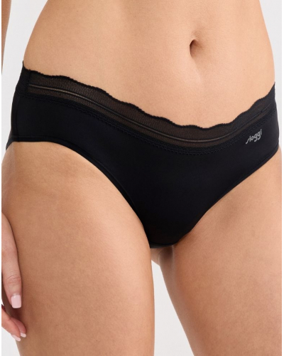 Lot de 2 hipster Sloggi Go Blush (Noir)