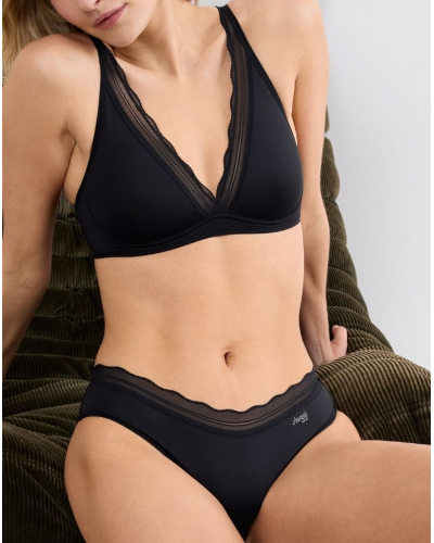 Lot de 2 hipster Sloggi Go Blush (Noir)
