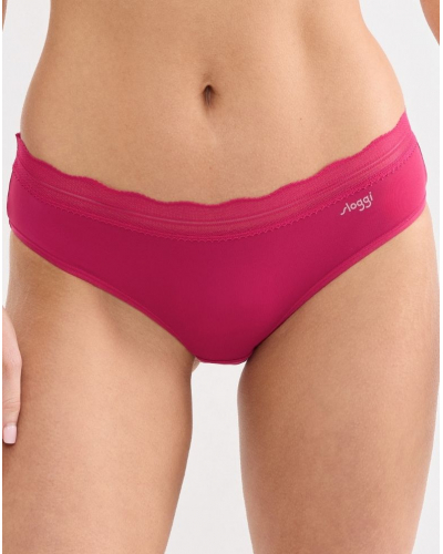 Pack of 2 hipster Sloggi Go Blush (Berry)
