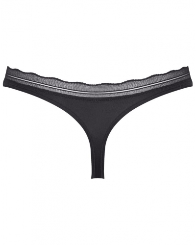Lot de 2 strings Sloggi Go Blush (Noir)