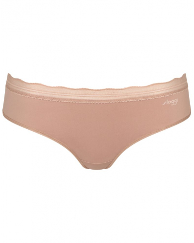 Pack of 2 hipster Sloggi Go Blush (Cameo Brown)