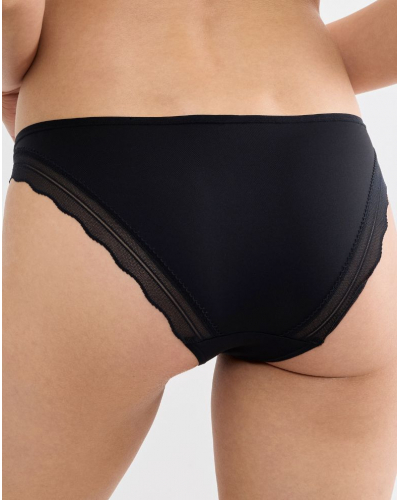 Lotte de 2 calzoncillos escotados Sloggi Go Blush (Negro)