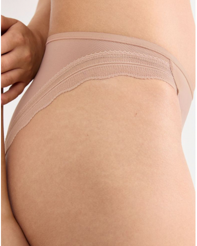 Lotte de 2 calzoncillos escotados Sloggi Go Blush (Cameo Brown)