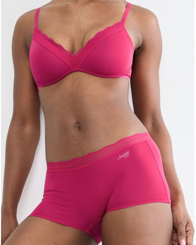 Lotte de 2 shorts Sloggi Go Blush (Berry)