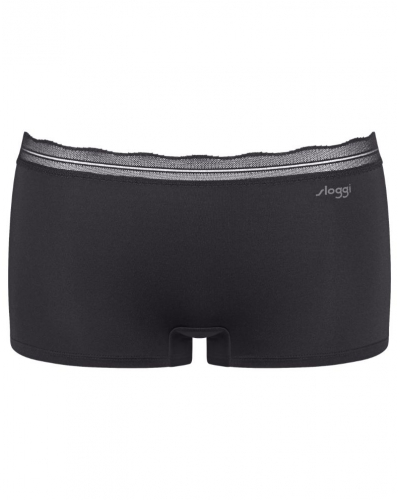 Lotte de 2 shorts Sloggi Go Blush (Negro)