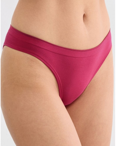 Lotte de 2 tangas modal Sloggi GO Sense (Rose clair/Rose foncé)